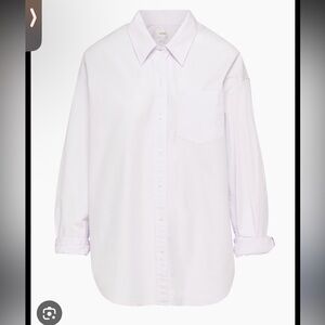 Aritzia | NWT Wilfred Free Relaxed Poplin Shirt, White, XS